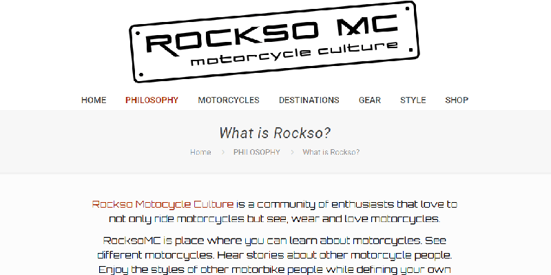 Rockso Website