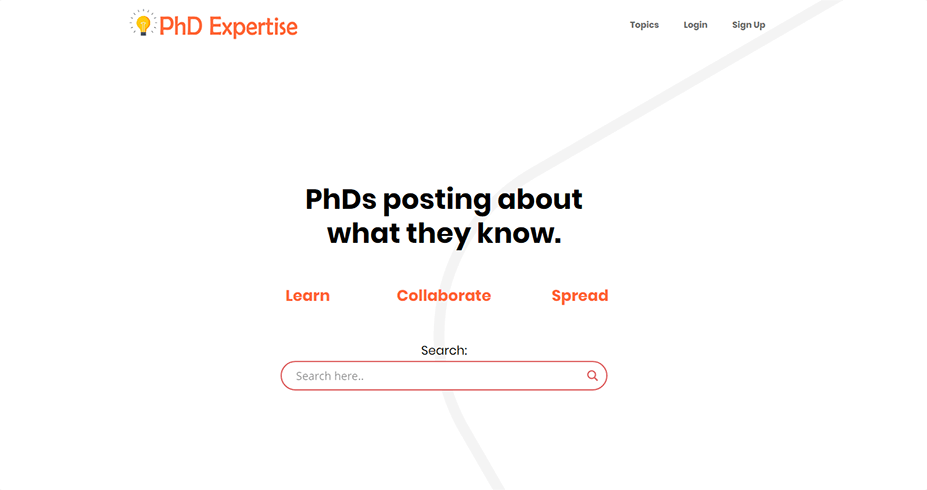 PhD Expertise Web