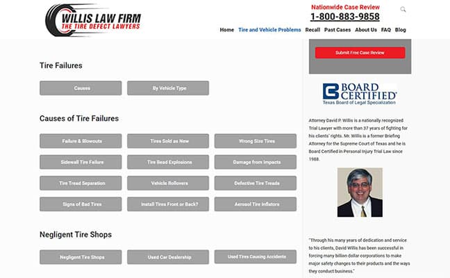 The Willis Law Firm Website