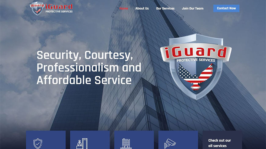 iGuard Protective Services Website