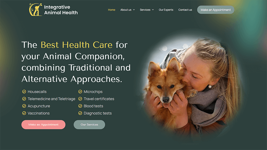 Integrative Animal Health Website