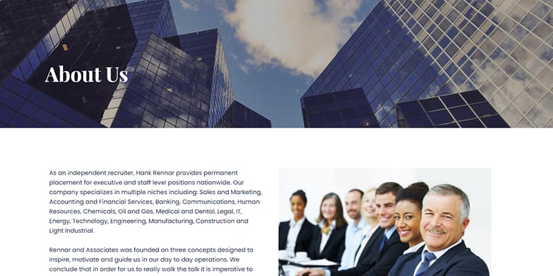 Rennar and Associates Website