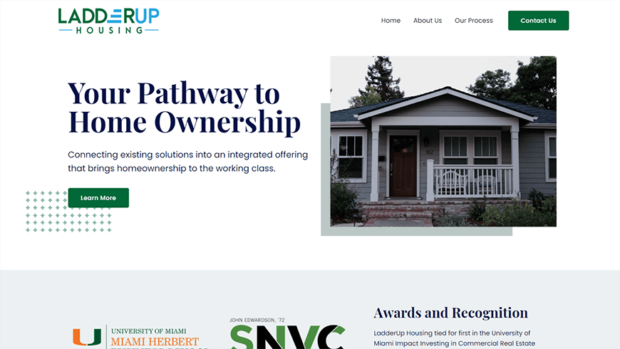 LadderUp Housing Website