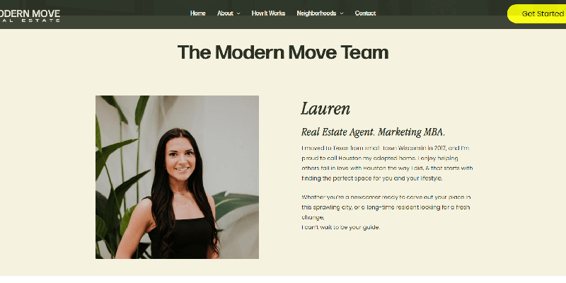 Modern Move Website