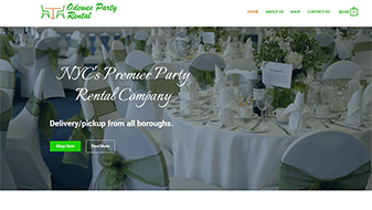 Odewes Party Rental Website