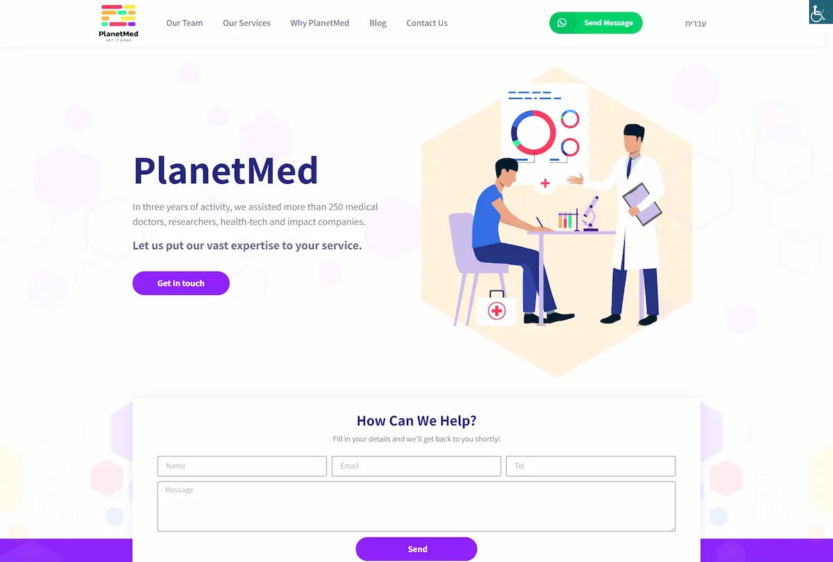 Arco Web Design and Development planetmed.pro